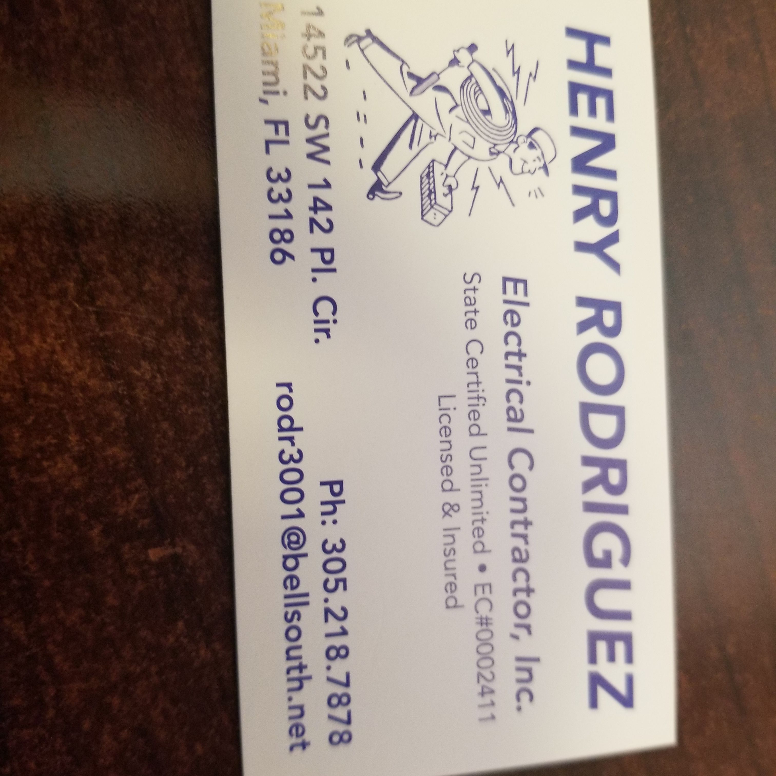 Henry Rodriguez Electrical Contractor Inc